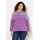 Ulla Popken Longsleeve in dunkles violett | Gr.: 46-48