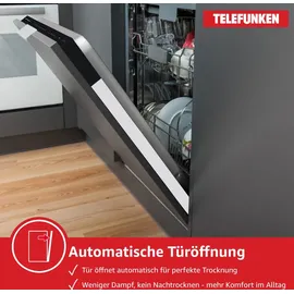 Telefunken GEV6012D Einbau-Geschirrspüler (vollintegrierbar, 598 mm breit)