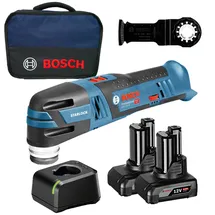 Bosch Akku-Multi-Cutter GOP 12V-28 / 2x 4,0 Ah Akku + Ladegerät im Softbag