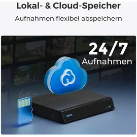 Reolink Überwachungskamera »E Series E540 - 5MP Wi-Fi Überwachungskamera Aussen mit Auto-Tracking«, Außenbereich, Personen-/Fahrzeug-/Tiererkennung, Pan & Tilt, 3X optischer Zoom,