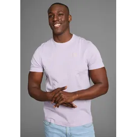 delmao Rundhalsshirt lila M