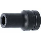 BGS 5500-19 | Kraft-Steckschlüssel-Einsatz Sechskant, tief | 25 mm (1") | SW 19 mm