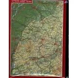 Georelief Reliefpostkarte Pfälzer Wald: Tiefgezogene Reliefpostkarte