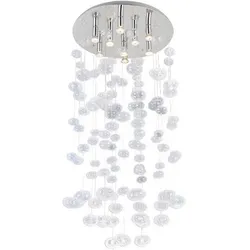 Azzardo AZ2573 Deckenleuchte Luvia 9x40W XL | GU10 | IP20 - transparentglas