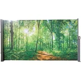 deluke Seitenmarkise FABI Motiv Waldlichtung 0 x 0 cm Mehrfarbig Polyester