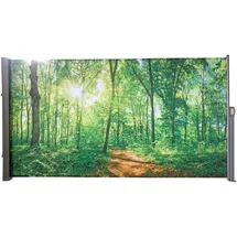 deluke Seitenmarkise FABI Motiv Waldlichtung 0 x 0 cm Mehrfarbig Polyester