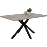 Hela Esstisch Cleo, - grau - LBH 140x90x76 cm