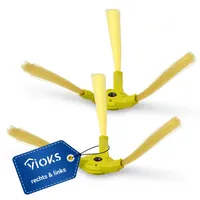 Vioks Bürstenset kompatibel mit LG ABC73130001 ABC73129901 rechts links für Staubsauger