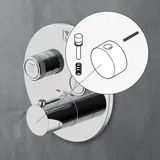 Mariner Eden Ersatz-Thermostatgriff, RIC0014-CR,