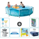 Frame Pool Rund - 305x76 Cm - 7-teilig  S245