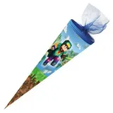 NESTLER Schultüte Blockscape 50 cm rund Tüll
