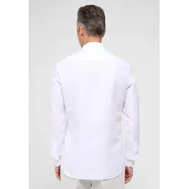 Eterna SLIM FIT Linen Shirt in weiß unifarben, weiß, 38