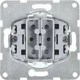 Panasonic Plus 55 Doppeltaster Einsatz 55x55mm, 2 Schließer