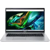 Acer Aspire 3 (A317-53-56S7) Laptop | 17, 3" FHD Display | Intel Core i5-1135G7 | 8 GB RAM | 512 GB SSD | Intel Iris Xe Graphics | Windows 11 | QWERTZ Tastatur | Silber