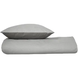 SCHIESSER Silva Minimaldessin Grau 155 x 220 cm + 80 x 80 cm