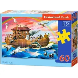 CASTORLAND B-066186 Kinderpuzzle 60 Teile Noas'h Ark