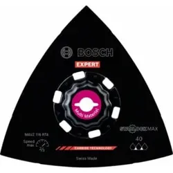 Bosch EXPERT Sanding Plate MAVZ 116 RT4 Blat für Multifunktionswerkzeuge 116mm für oszillierende Multifunktionswerkzeuge