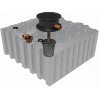 Greenlife Flachtank 5000 l schwarz