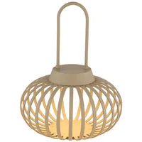 GLOBO Tischlampe Dekoleuchte Tischleuchte sand Akkulampe Touchdimmer LED H