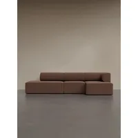 Eave Modular Sofa, 86, 3,5 Sitzer, Konfiguration 9/10 - Audo Bouclé 02 - Ecke rechts
