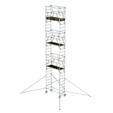 MUNK FlexxTower SGX Aluminium 7,55 m mit vorlaufendem Geländer