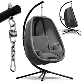 CASARIA Hängesessel XXL Grau