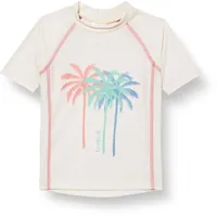 Playshoes UV-Schutz Bade Shirt Unisex Kinder Schwimmshirt Badebekleidung, Palmen