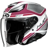 HJC Helmets F31 Ceron grau/pink/rot/weiß M