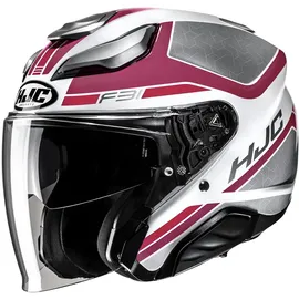 HJC Helmets F31 Ceron grau/pink/rot/weiß M