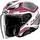 HJC Helmets F31 Ceron grau/pink/rot/weiß M