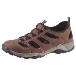 Slipper, Trekking Schuh, Sandale, Sommerschuh mit praktischem Gummizug, Gr. 45, braun schwarz, , 28566067-45