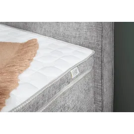 Jockenhöfer Gruppe Boxspringbett »Betty« 7-Zonen-TTFK-Matratze, KS-Topper, Bettgröße 140 oder 180 wählbar grau