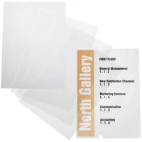 Durable Einsteckfolien für Türschilder CRYSTAL SIGN REFILL 21,0 x