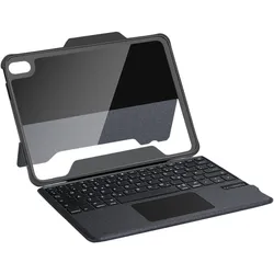 Deqster Rugged Touch Bluetooth Keyboard für iPad 10.9" 10.Gen. DE-Layout QWERTZ, All-in-One Stifthalter