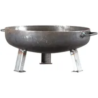 Linoows Feuerschale Mini Feuerstelle XXL Aschenbecher Tisch Lagerfeuer, (Tisch