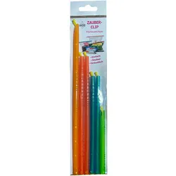 JADE Verschlussclips Zauber-Clips mehrfarbig, 6 St.