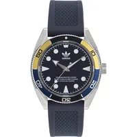 Quarzuhr ADIDAS ORIGINALS "EDITION TWO, AOFH230062I" Armbanduhren blau (dunkelblau) Herren Quarzuhren Armbanduhr, Herrenuhr