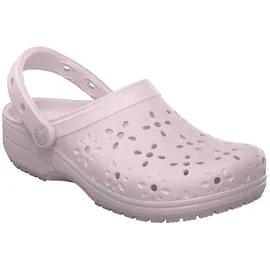 Crocs Classic Floral Cut Out Clog Rosa 36