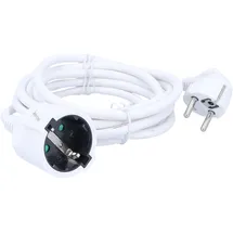 as - Schwabe AS Schwabe 50311 Strom Verlängerungskabel 16A Weiß 3.00m H05VV-F 3G 1,5mm2