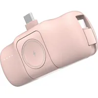 Wozinsky Mini-Powerbank mit integriertem USB-C-Kabel und Apple Watch Ladegerät