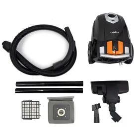 Nedis Staubsauger mit Beutel orange/schwarz