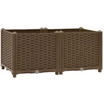 vidaXL Hochbeet 80x40x38 cm Polypropylen