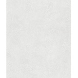 Rasch Textil Rasch Vliestapete 173413 Wallton überstreichbares uni weiß, 10,05 x 0,53 m