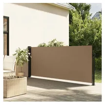 vidaXL Seitenmarkise Ausziehbar Taupe 117 x 300 cm
