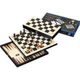 Philos Reise Schach Backgammon Dame Set