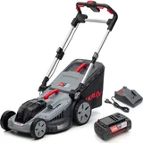 Akku Rasenmäher IB-LM 43 ikra Bosch mit 36V 4Ah Akku & Standardlader