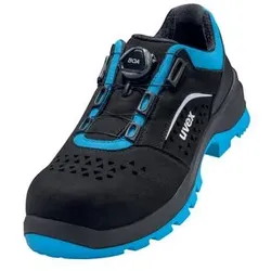 uvex 2 xenova BOA Sicherheitsschuh S1P Halbschuh gelocht blau/schwarz 44 - 9558144 - blau/schwarz