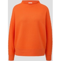 S.Oliver - Strickpullover mit Fledermausärmeln, Damen, orange, 38