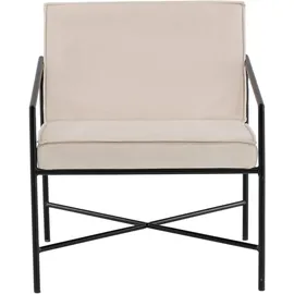 VCM Sessel Rakel Velours 75 x 75 x 75 cm Beige