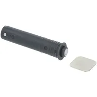 MS Beschläge Anthrazit kurz Magnetspitze Türschnäpper Möbelfrontschnäpper Einbohr-Schnäpper